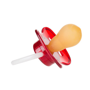 Пустышка латексная CANPOL (Канпол) артикул 23/222_red Space круглая от 6 до 18 месяцев цвет красный