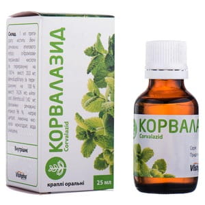 Корвалазид краплі орал. фл. 25мл