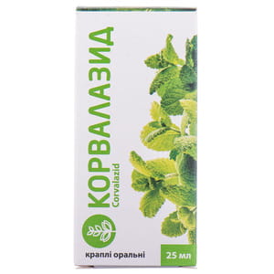 Корвалазид краплі орал. фл. 25мл