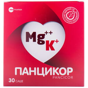 Панцикор порошок комплекс природного калия и магния в саше по 3 г 30 шт