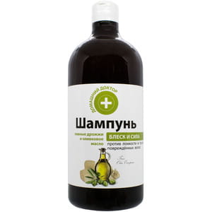 Шампунь для волос Домашний Доктор Пивные дрожжи и оливковое масло 1000 мл