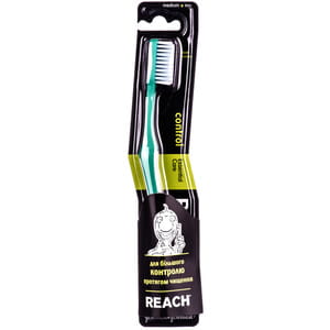 Зубная щетка Reach Control (Рич контрол) средней жесткости 1 шт