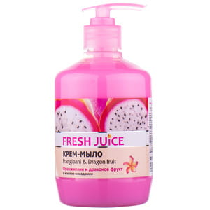 Крем-мыло жидкое FRESH JUICE (Фреш Джус) Frangipani & Dragon fruit Франжипани и Драконов фрукт 460 мл