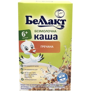 Каша безмолочная детская Беллакт Гречневая с 6-ти месяцев 200 г