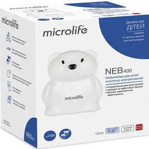 Ингалятор небулайзер компрессорный Microlife (Микролайф) модель NEB 400 дизайн для детей