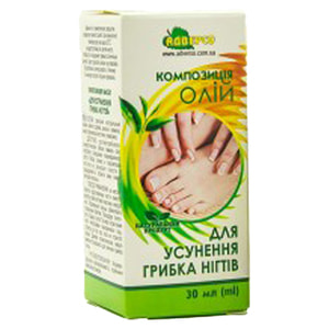 Композиция натуральных масел Адверсо от грибка ногтей 30мл