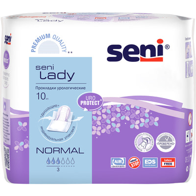 Прокладки урологічні SENI Lady (Сені Леді) Normal (нормал) 10 шт