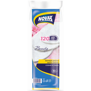 Ватні диски NOVAX (Новакс) косметичні 120 шт