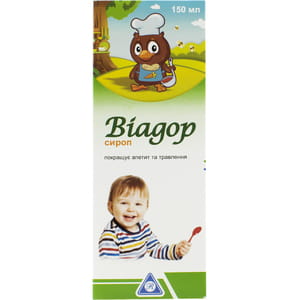 Віадор сироп рослинного походження для підвищення апетиту флакон 150 мл