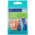Пластир медичний Dr. House (Доктор Хаус) набір тканиний В дорогу 15 шт