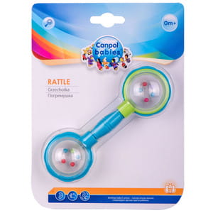 Брязкальце дитяче CANPOL (Канпол) артикул 2/606_blu Штанга колір синій