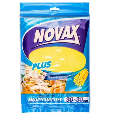 Салфетка мирофибра NOVAX (Новакс) универсальная 1 шт