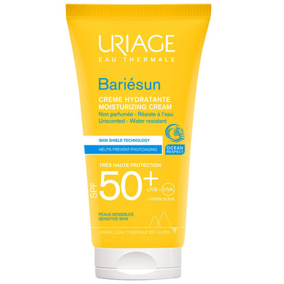 Крем для обличчя та тіла URIAGE (Урьяж) Бар'єсан сонцезахисний без ароматизаторів SPF 50+ для нормальної та чутвливої шкіри 50 мл