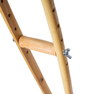 Костыль подмышечный деревянный регулируемый по высоте двухстоечный размер S MED-02-001 MEDOK пара