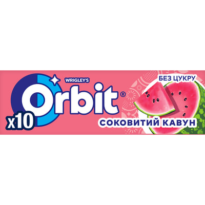 Жевательная резинка Orbit (Орбит) Сочный арбуз 10 шт