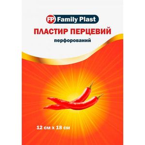 Пластырь Family Plast (Фемели Пласт) перцовый размер 12 см х 18 см 1 шт