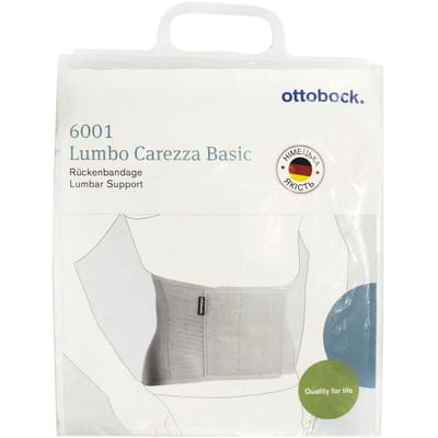 Бандаж пояснично-крестцовый OTTOBOCK (Оттобок) модель Lumbo Carezza Basic OB-6001 размер S/M (обхват талии 70-90 см)