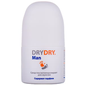 Дезодорант для тіла DRYDRY (Драй-драй) Deo Men при підвищеній пітливості для чоловіків 50 мл