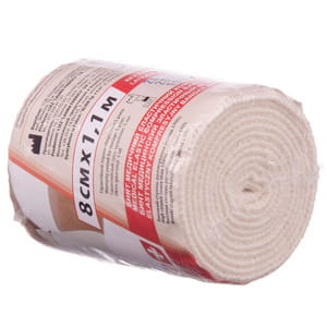 Бинт еластичний медичний LAUMA (Лаума) модель 2 Latex Free високого ступеня розтяжності розмір 1,1м х 8см