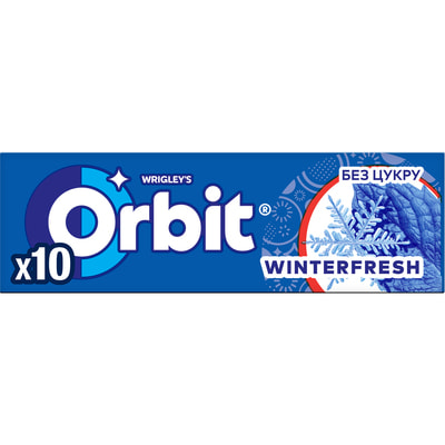 Жевательная резинка ORBIT (Орбит) Winterfresh (Винтерфреш) 10 шт