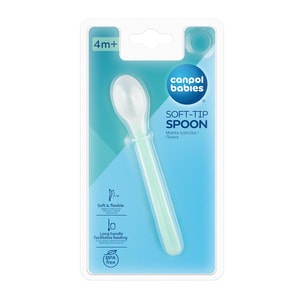 Ложка дитяча CANPOL (Канпол) м'яка силіконова артикул 21/488