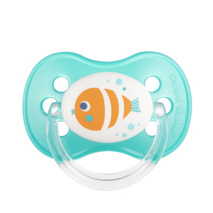 Пустышка латекная CANPOL (Канпол) артикул 22/607 круглая от 6 до 18 месяцев