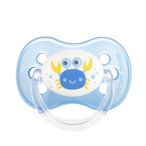 Пустышка латекная CANPOL (Канпол) артикул 22/607 круглая от 6 до 18 месяцев