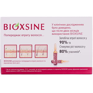 Сироватка для волосся Біоксин проти випадіння волосся 12 ампул по 6 мл