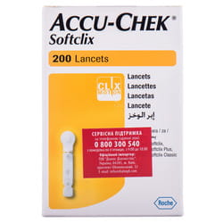 Ланцети Accu-Chek Softclix (Акку-Чек Софтклікс) 200 шт
