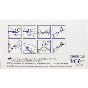 Игла для взятия нескольких проб крови BD Vacutainer (Вакутайнер) PrecisionGlide стерильная размер 21G 0,8 мм x 38 мм 100 шт