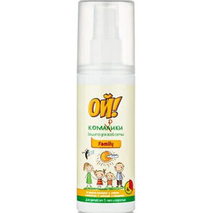 Спрей-репелент ОЙ!КОМАРИКИ Family от комаров 100 мл
