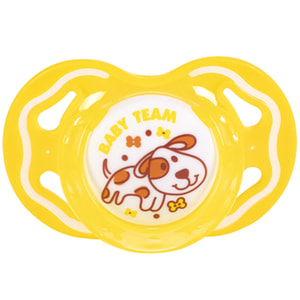 Пустышка силиконовая детская BABY TEAM (Беби Тим) артикул 3014 классическая с 6 месяцев 1 шт