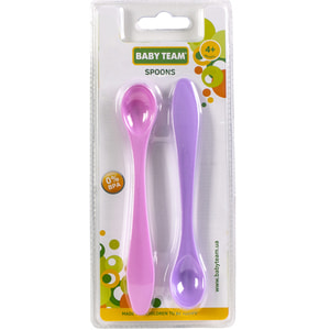 Ложечки детские BABY TEAM (Беби Тим) артикул 6101 для кормления 2 шт