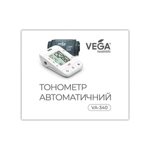 Измеритель (тонометр) артериального давления VEGA (Вега) модель VA-340 автоматический