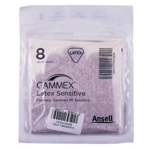 Рукавички хірургічні стерильні латексні неприпудренні Gammex (Гамекс) Latex Sensitive розмір 8 1 пара