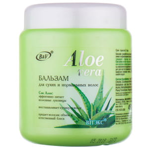 Бальзам для сухих и нормальных волос ВИТЭКС Aloe vera 450 мл
