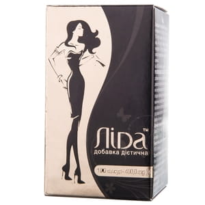 Ліда капсули для контролю маси тіла флакон 100 шт