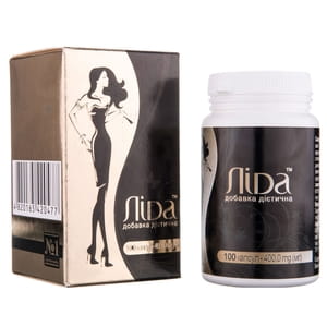 Ліда капсули для контролю маси тіла флакон 100 шт