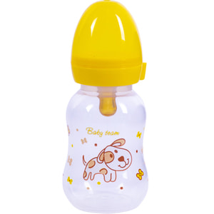 Бутылочка для кормления детская BABY TEAM (Беби Тим) артикул 1300 с латексной соской с 0 месяцев 125 мл