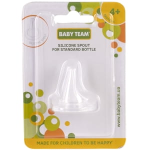 Спаут силиконовый детская BABY TEAM (Беби Тим) артикул 2100 для стандартной бутылочки 1 шт