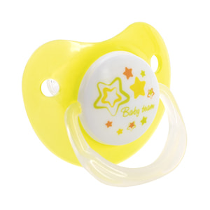 Пустышка силиконовая детская BABY TEAM (Беби Тим) артикул 3001 ортодонтическая с 0 месяцев цвет в ассортименте 1 шт