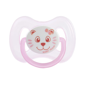 Пустышка силиконовая детская BABY TEAM (Беби Тим) артикул 3003 вишнеобразной формы с 0 месяцев цвет в ассортименте 1 шт