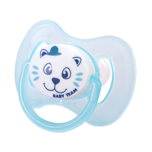 Пустышка силиконовая детская BABY TEAM (Беби Тим) артикул 3003 вишнеобразной формы с 0 месяцев цвет в ассортименте 1 шт