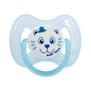 Пустышка силиконовая детская BABY TEAM (Беби Тим) артикул 3003 вишнеобразной формы с 0 месяцев цвет в ассортименте 1 шт