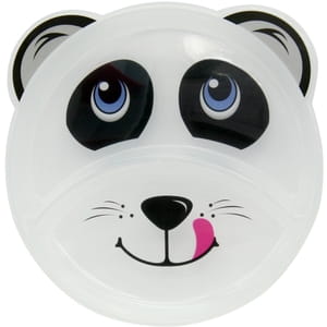 Тарілка дитяча BABY TEAM (Беби Тим) артикул 6000 секційна кіт, лев, панда