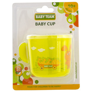 Чашка детская BABY TEAM (Беби Тим) артикул 6007 с 10 месяцев 200 мл