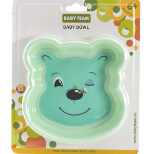 Тарілка дитяча BABY TEAM (Бебі Тім) артикул 6011 глубока Улюблені звірята 370 мл