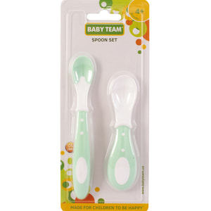Набір для годування дитячий BABY TEAM (Бебі Тім) артикул 6106 ложечки 2 шт