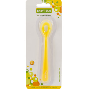 Ложечка детская BABY TEAM (Беби Тим) артикул 6107 для кормления силиконовая 1 шт