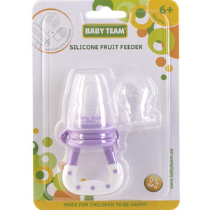 Фрут Фидер детский BABY TEAM (Беби Тим) артикул 6202 контейнер для прикорма силиконовый